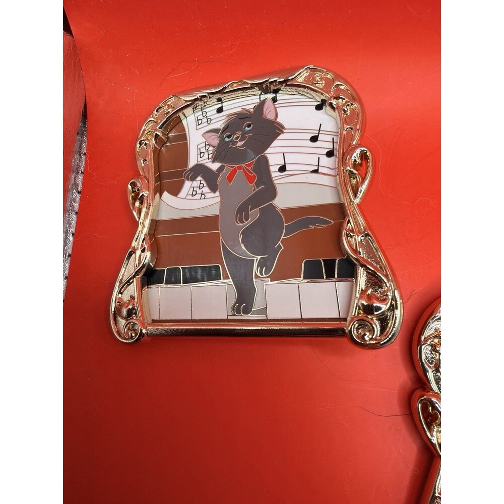 Disney Aristocats 55th Anniversary Toulouse Berlioz Marie Triflold Pin